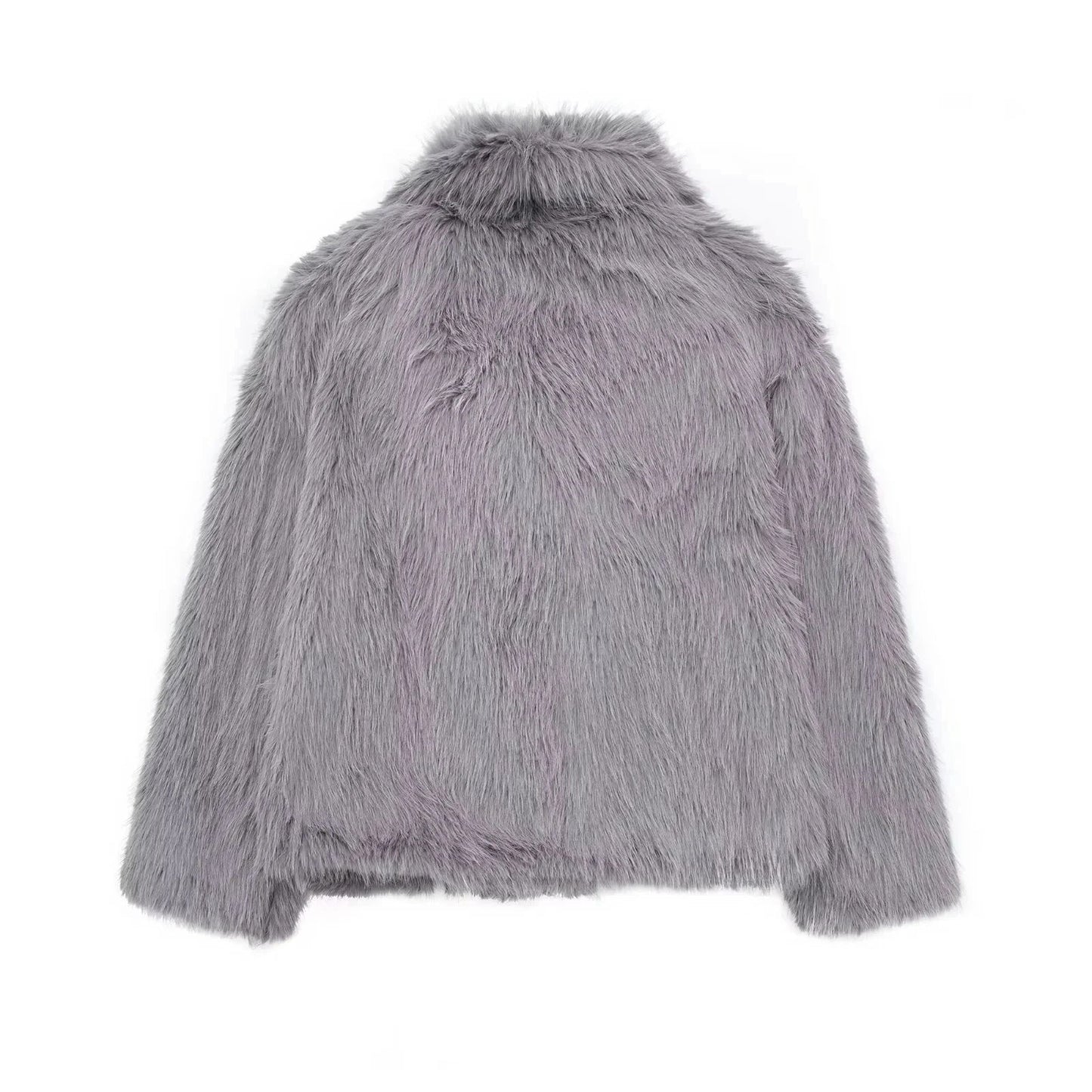 Fur - Accogliente cappotto in pelliccia sintetica