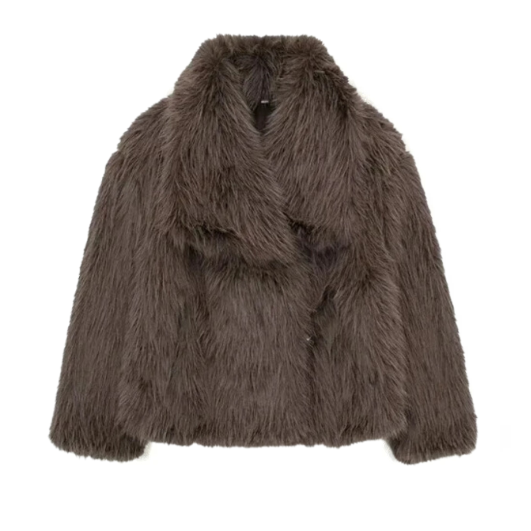 Fur - Accogliente cappotto in pelliccia sintetica