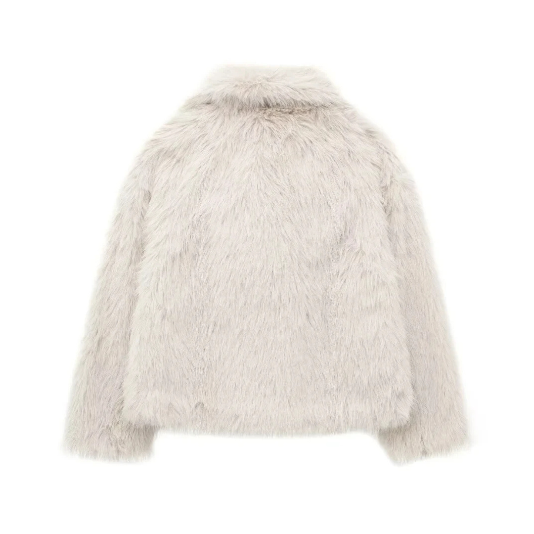 Fur - Accogliente cappotto in pelliccia sintetica