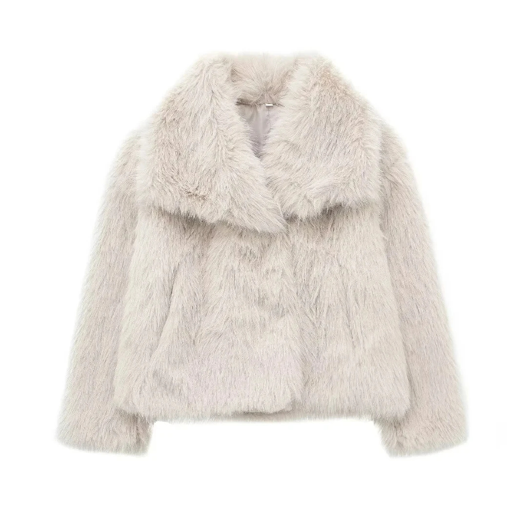 Fur - Accogliente cappotto in pelliccia sintetica