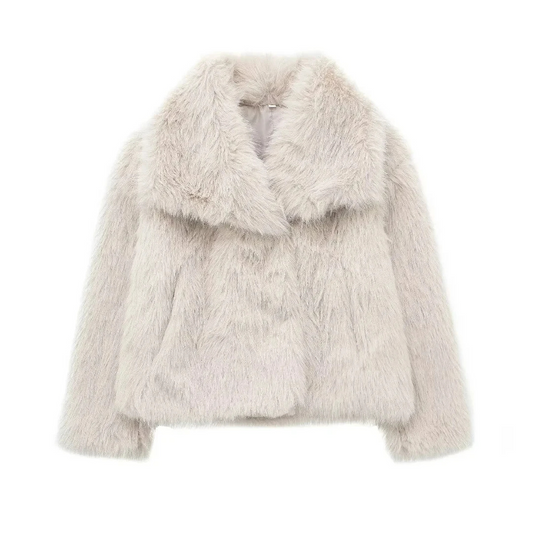 Fur - Accogliente cappotto in pelliccia sintetica