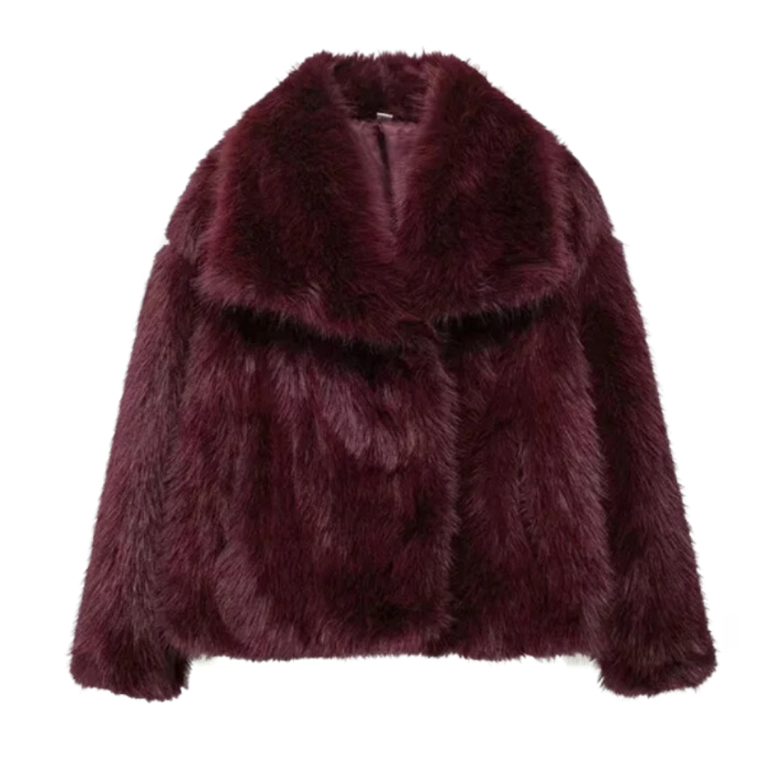 Fur - Accogliente cappotto in pelliccia sintetica