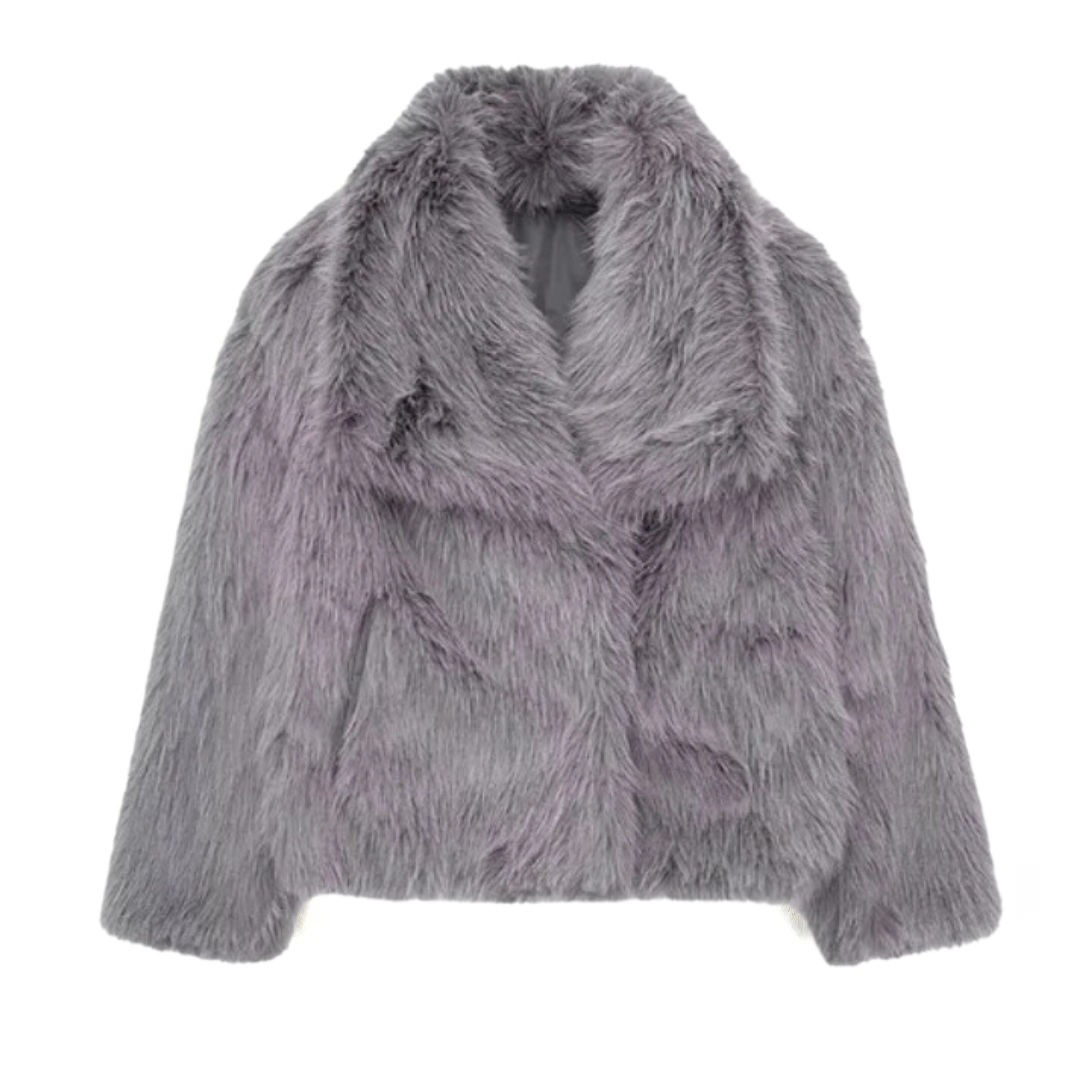 Fur - Accogliente cappotto in pelliccia sintetica