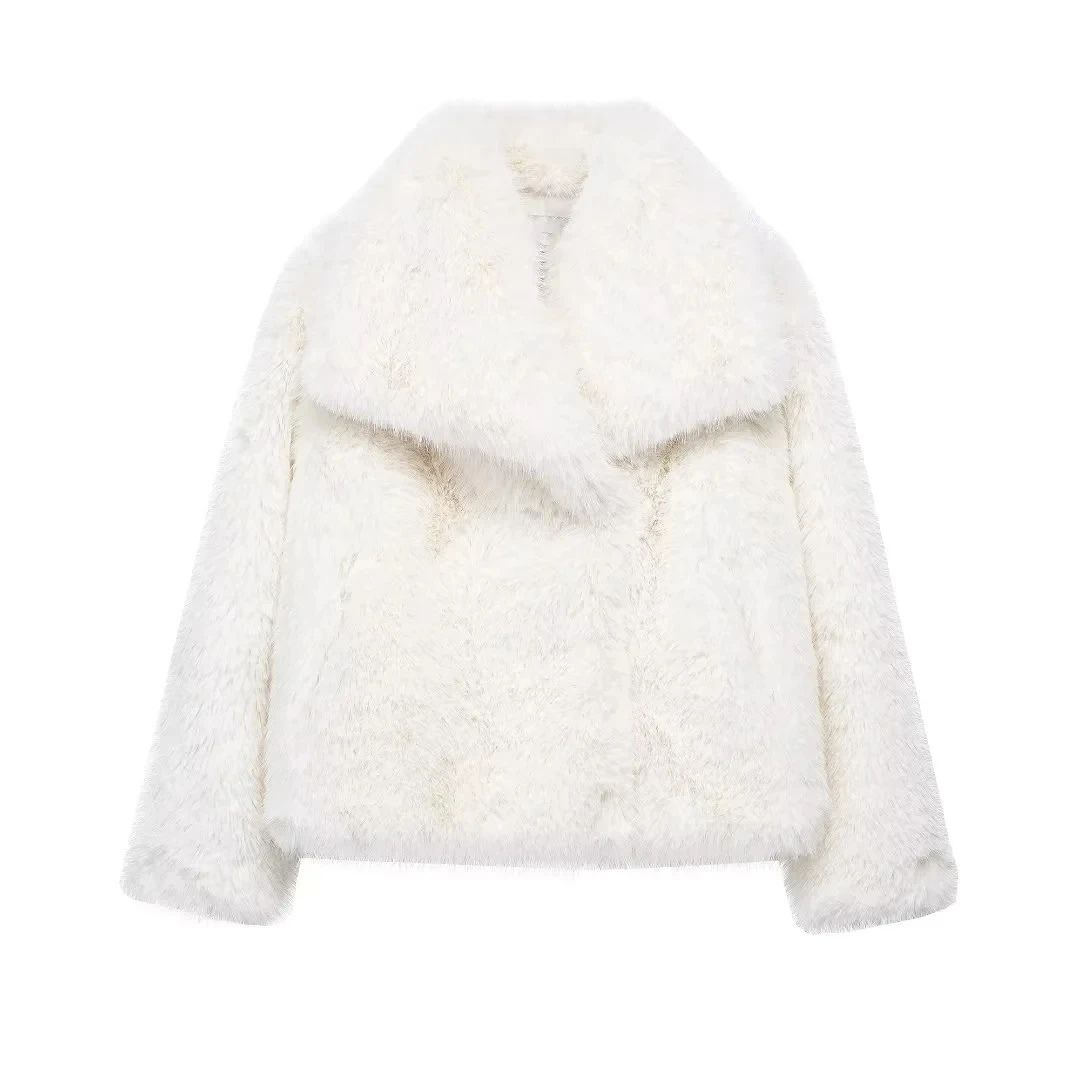 Fur - Accogliente cappotto in pelliccia sintetica